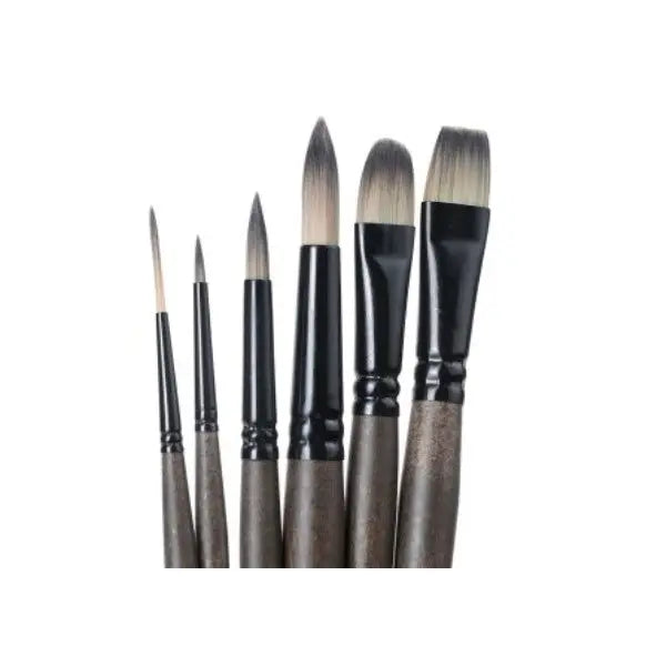 Brustro Aquastrokes Artist Brushes Set of 6 Brustro